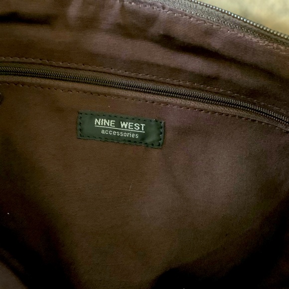 Nine West brown woven style purse NWOT - Picture 6 of 7